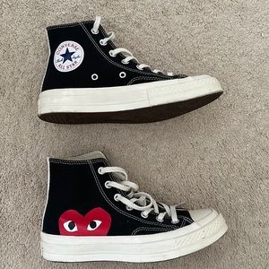 Comme de Garcon Converse size W 7, M 5